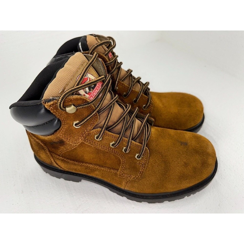 GENTLY USED .. Brahma Men's Bravo Waterproof Soft Toe Work Boots, Size: US 10.5